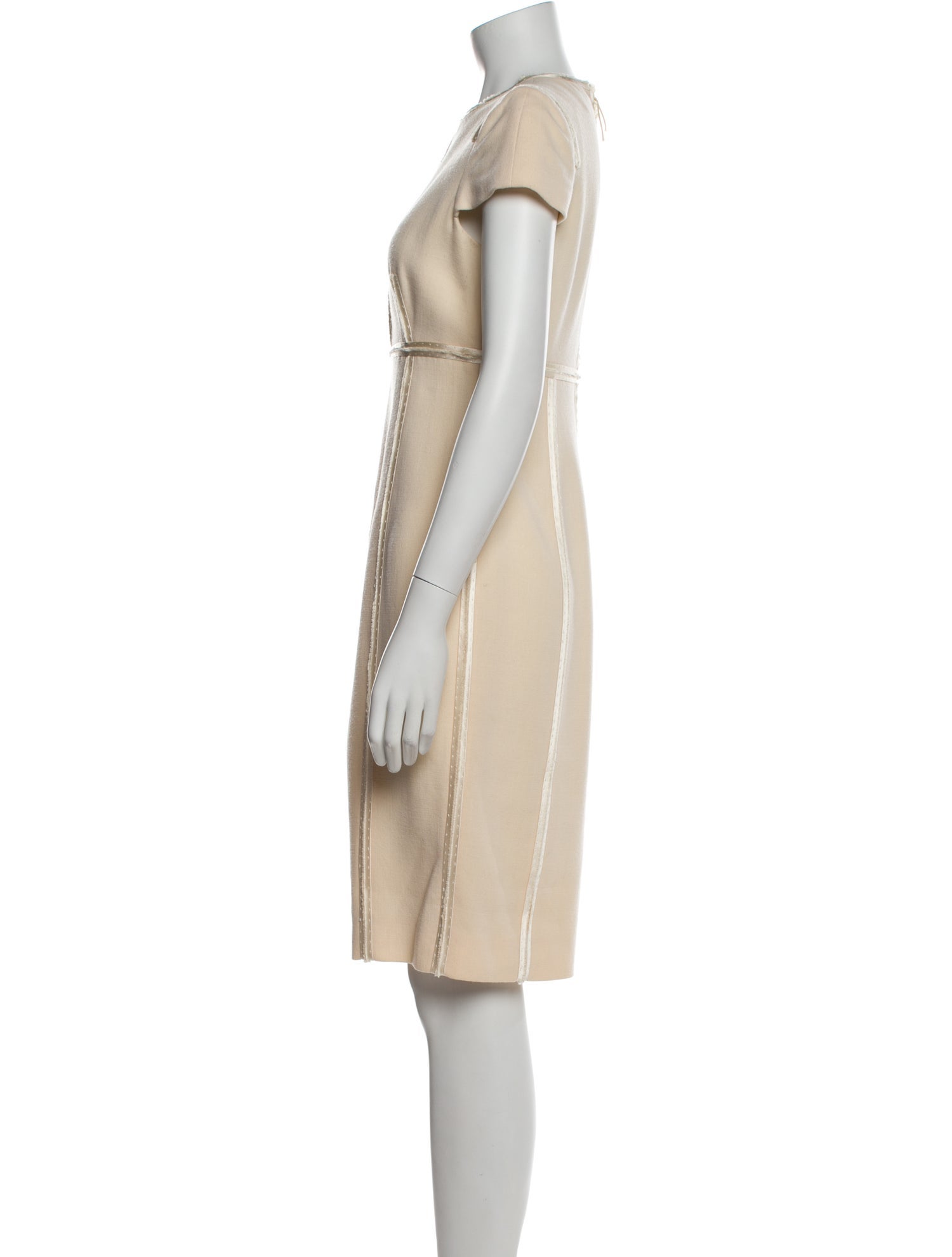 J. Mendel Wool Knee-Length Dress