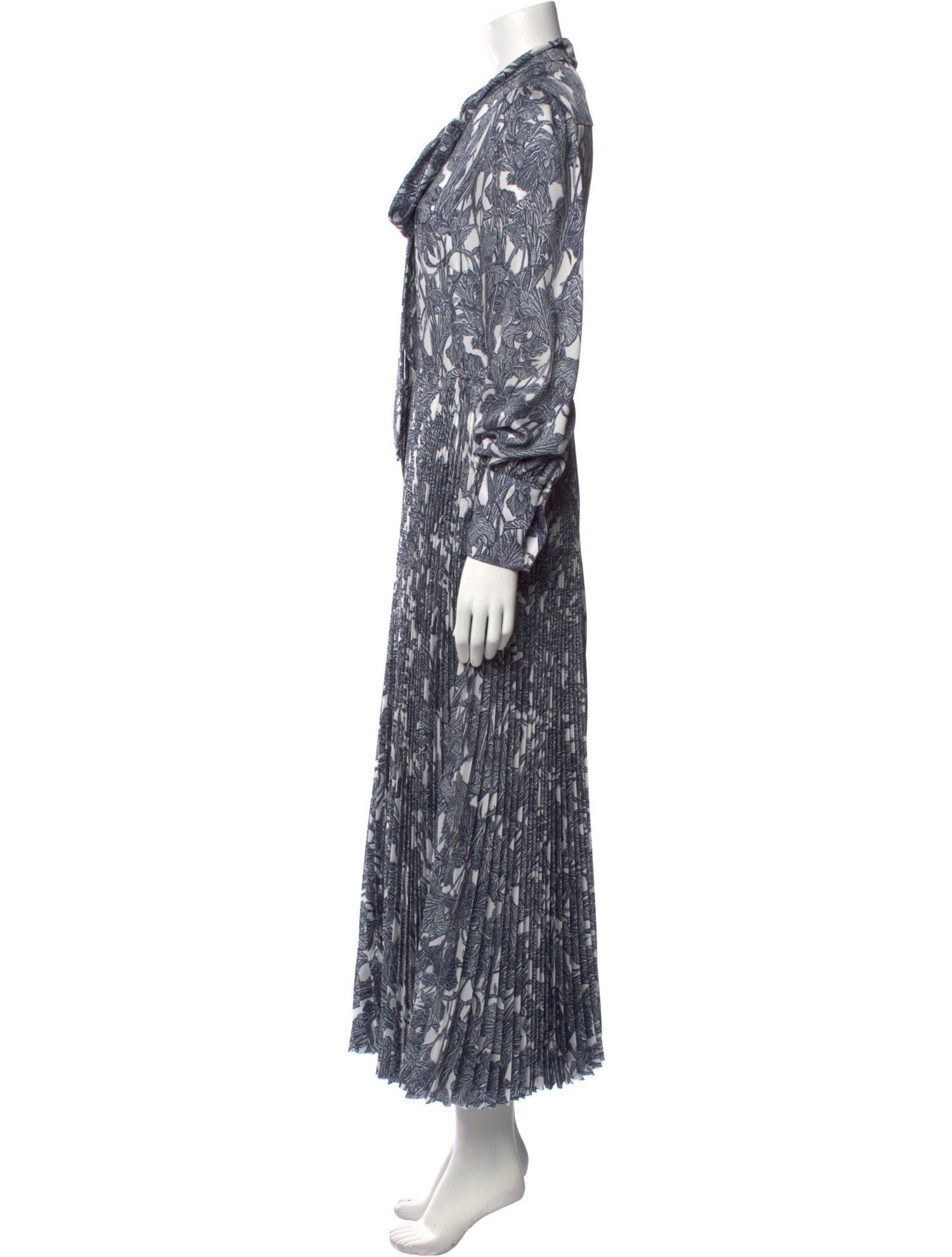 J. Mendel Printed Long Dress