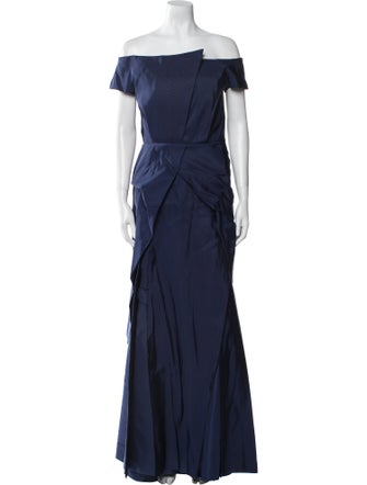 J. Mendel Silk Long Dress