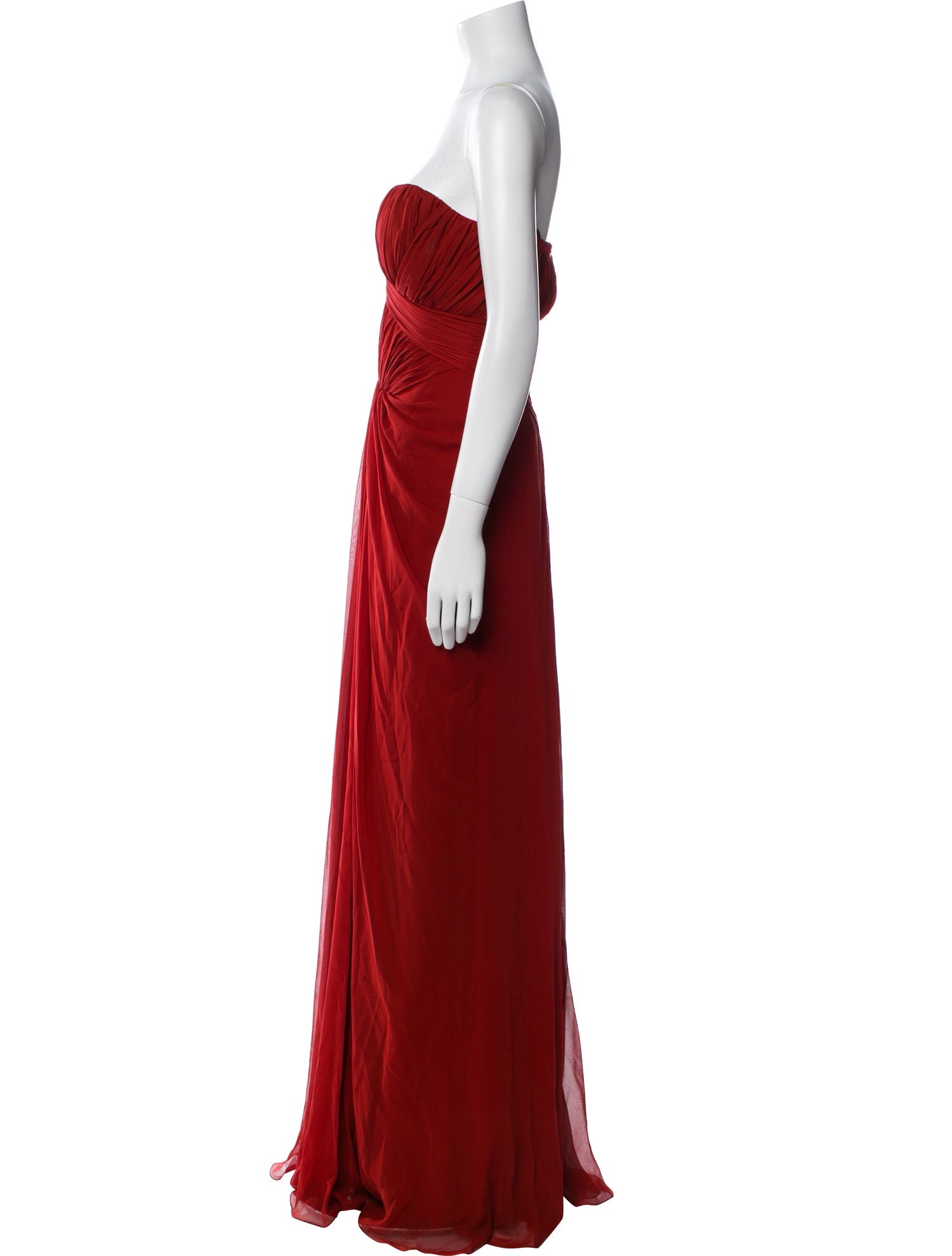 J. Mendel Silk Long Dress