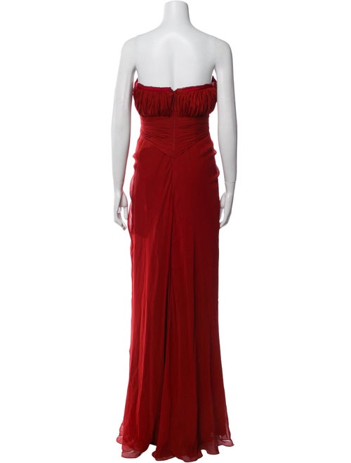 J. Mendel Silk Long Dress