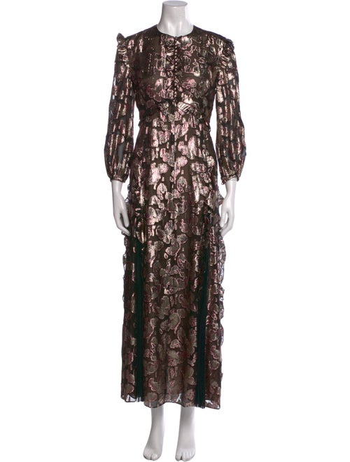 J. Mendel Silk Long Dress