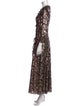 J. Mendel Silk Long Dress