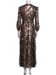J. Mendel Silk Long Dress