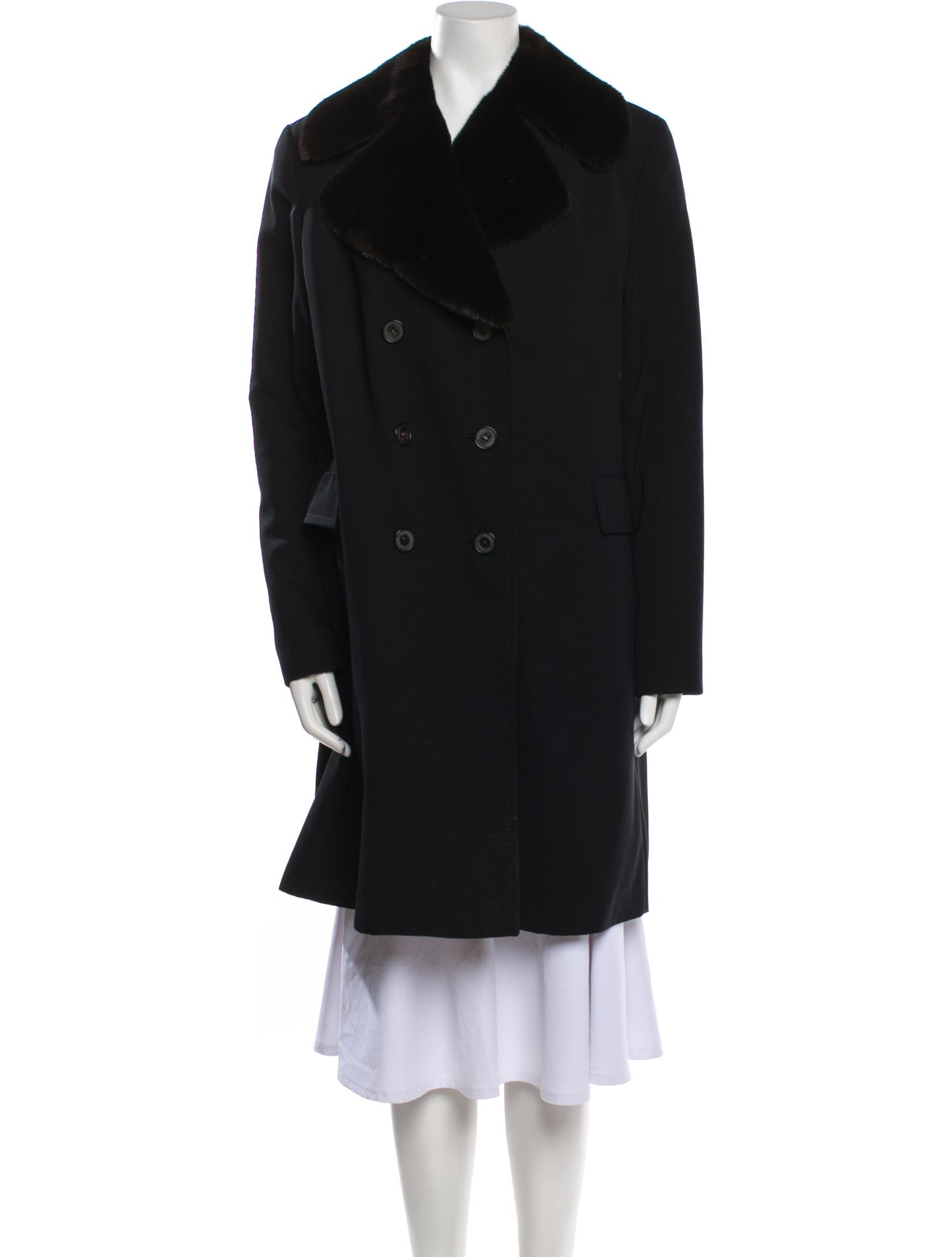 J. Mendel Vintage Faux Fur Coat