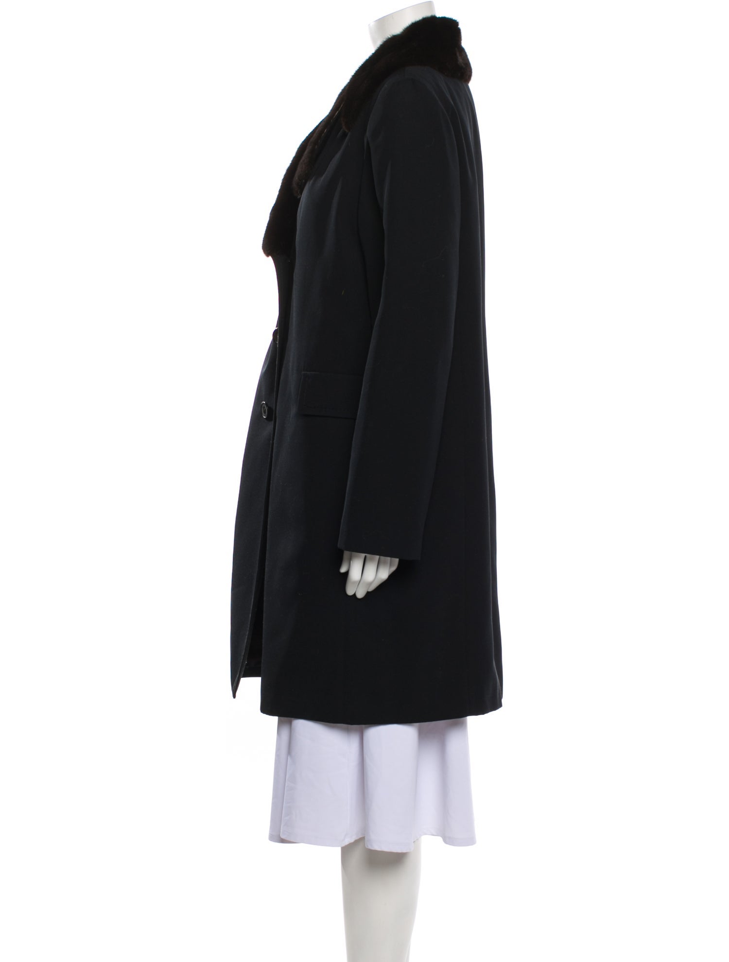 J. Mendel Vintage Faux Fur Coat