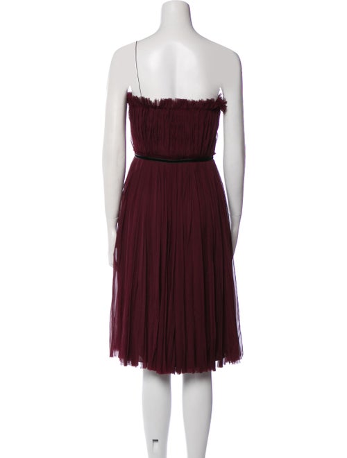 J. Mendel Strapless Long Dress