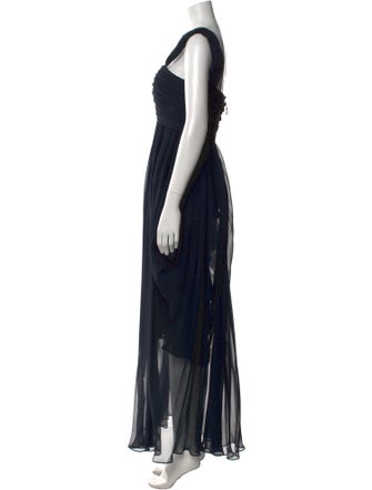 J. Mendel Silk Long Dress