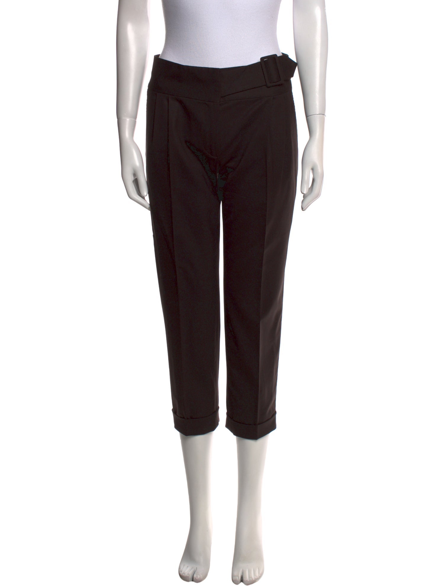 J. Mendel Virgin Wool Straight Leg Pants