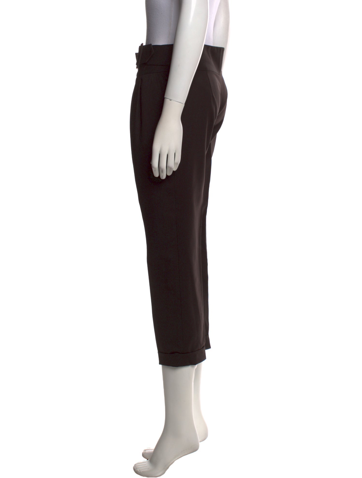 J. Mendel Virgin Wool Straight Leg Pants