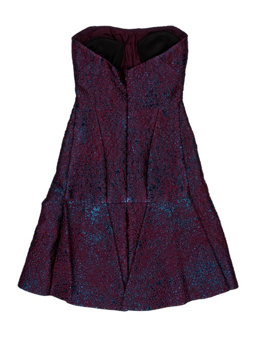 J. Mendel Strapless Mini Dress