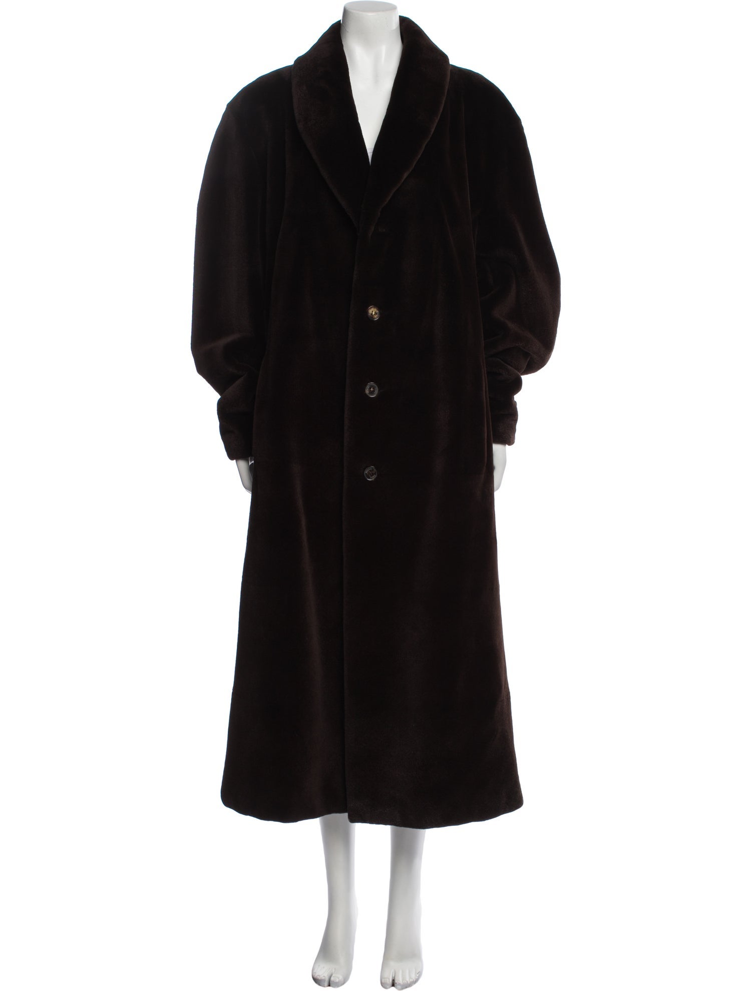 J. Mendel Faux Fur Coat