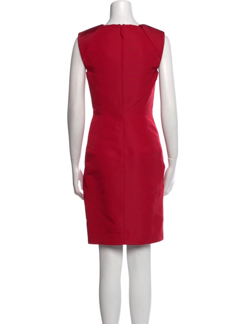 J. Mendel Scoop Neck Mini Dress