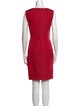 J. Mendel Scoop Neck Mini Dress