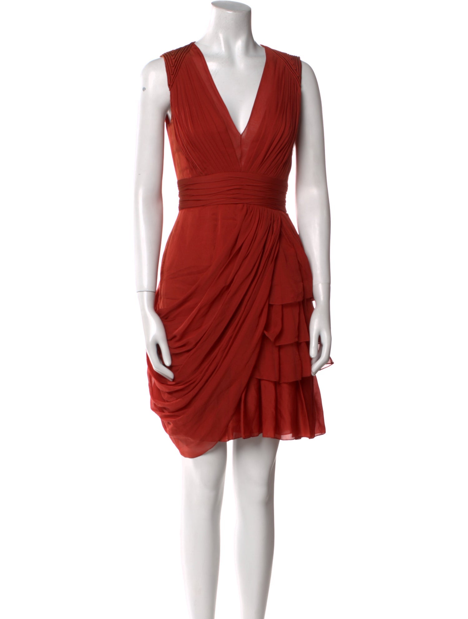 J. Mendel Silk Mini Dress