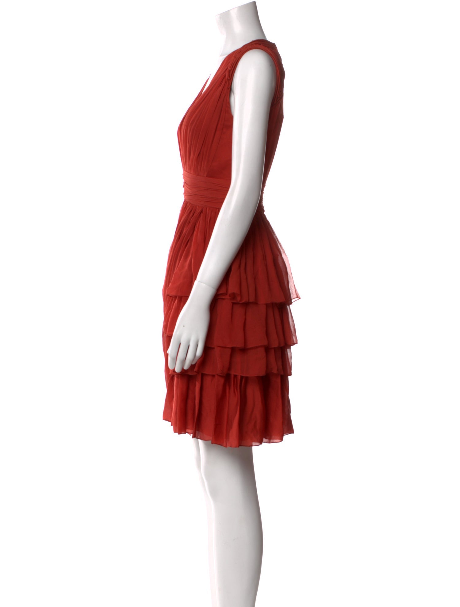 J. Mendel Silk Mini Dress