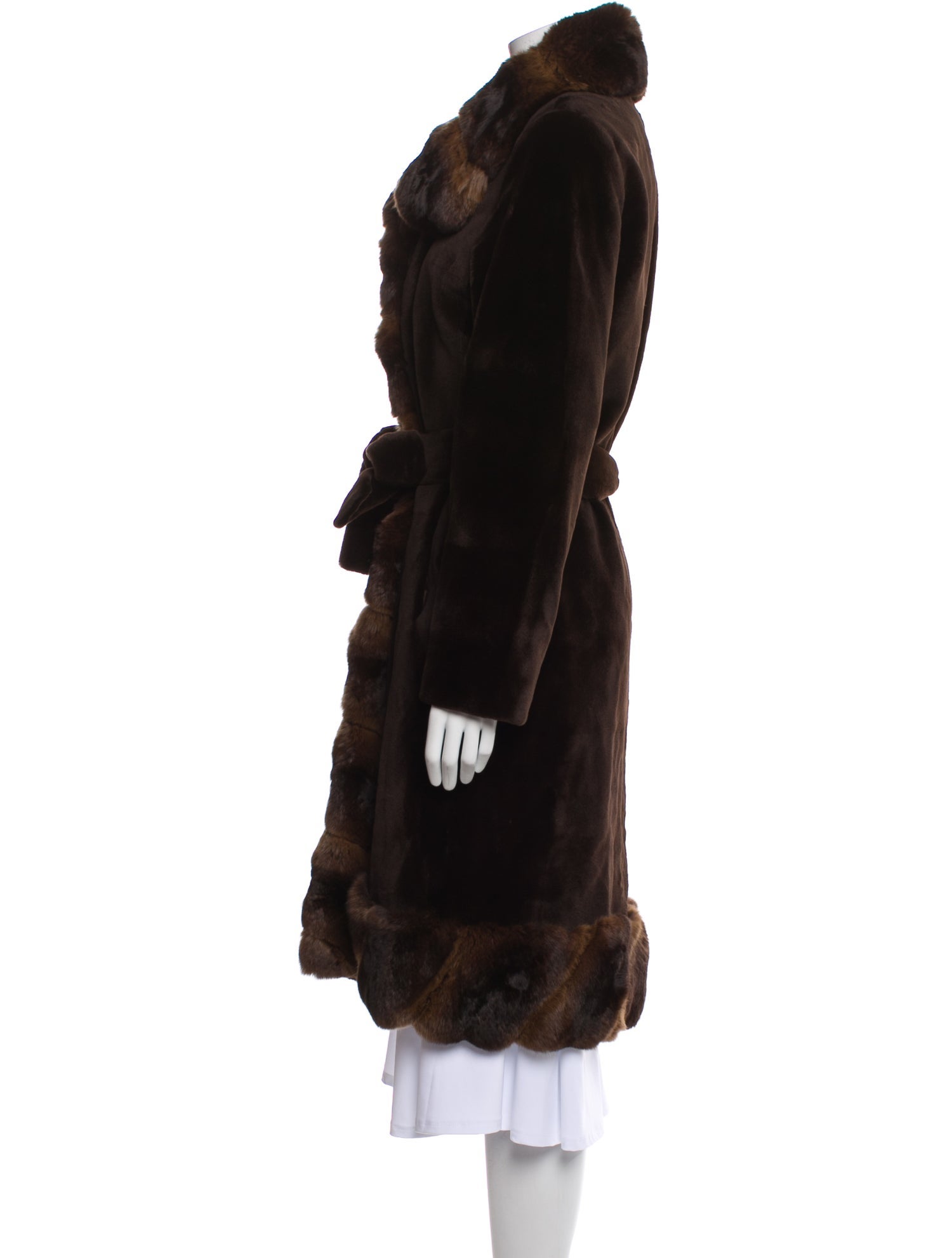 J. Mendel Mink Faux Fur Coat