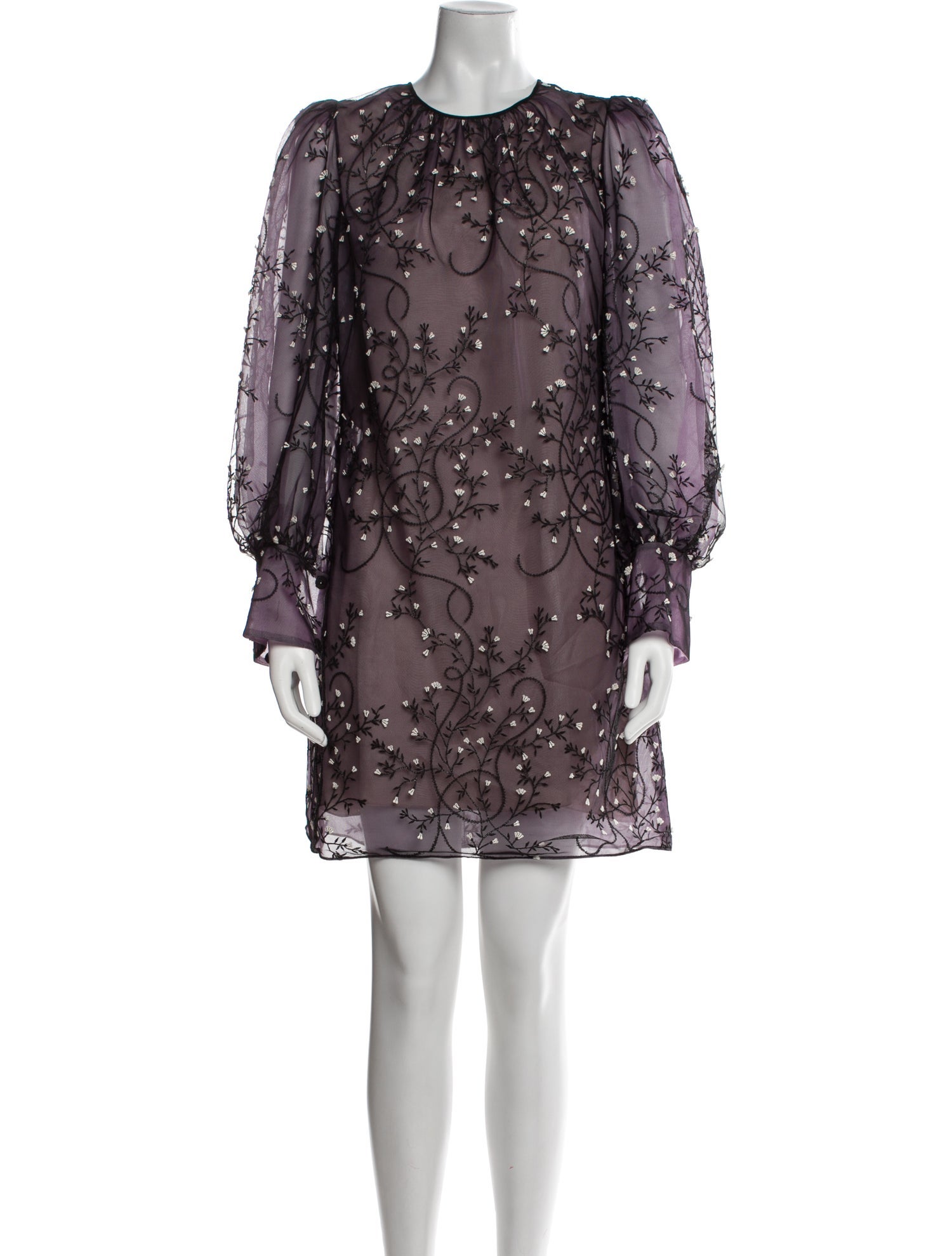 J. Mendel Printed Mini Dress