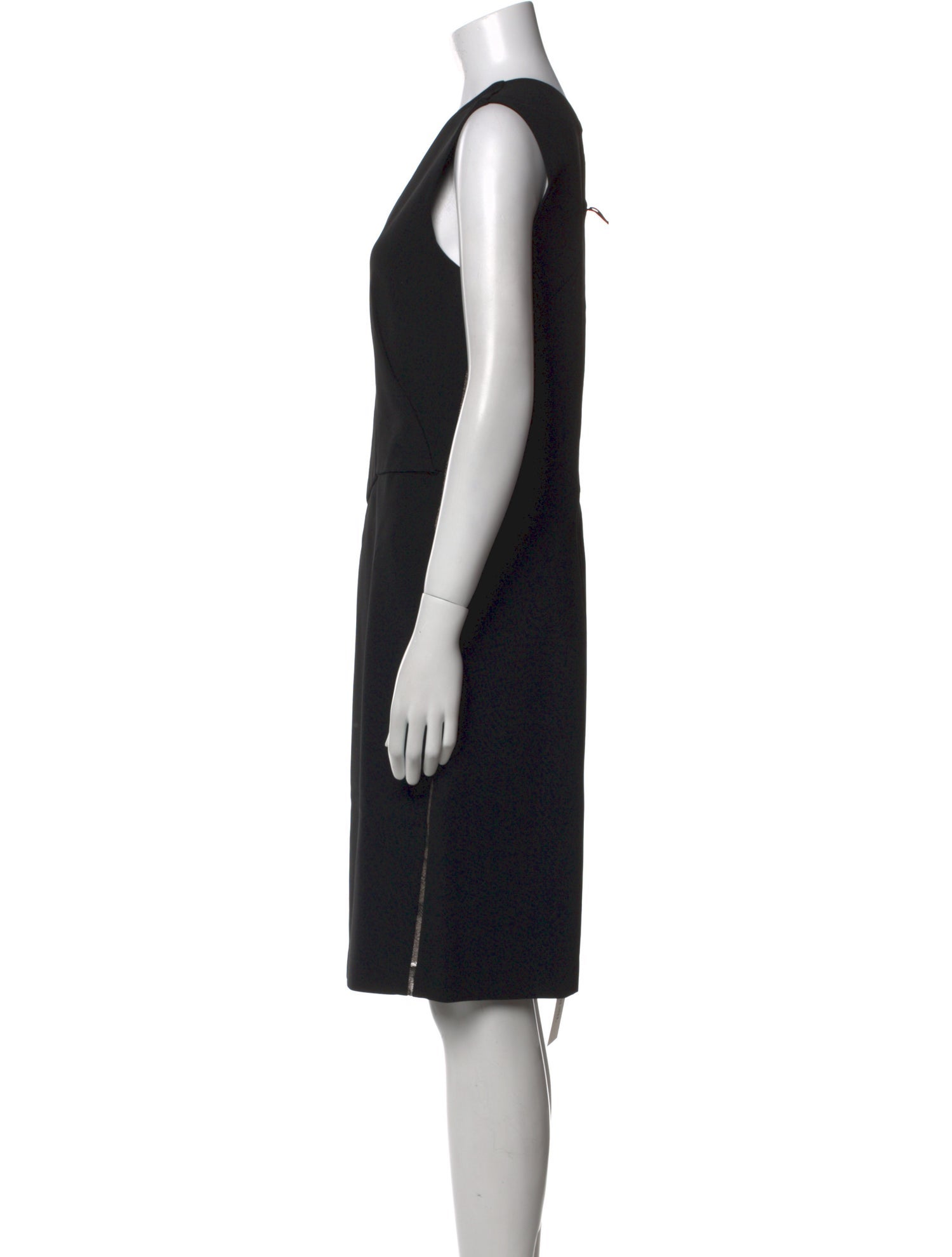 J. Mendel Crew Neck Knee-Length Dress