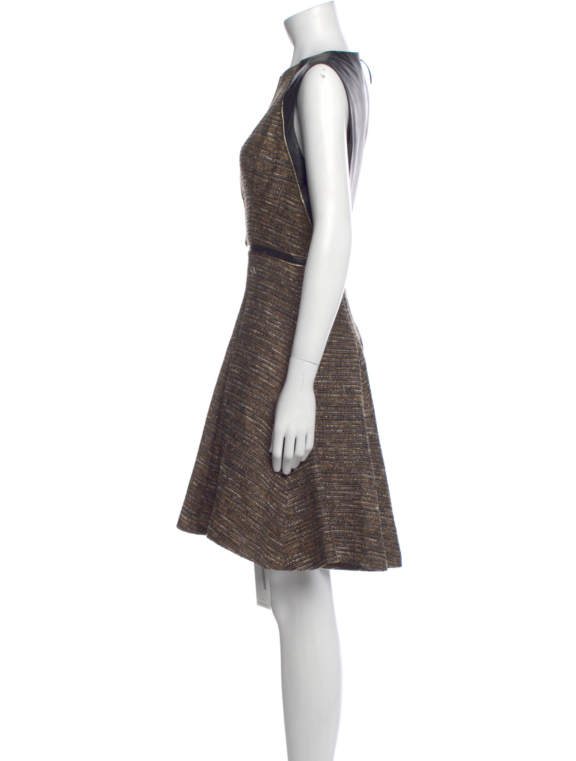 J. Mendel Striped Mini Dress