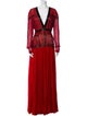 J. Mendel Silk Long Dress