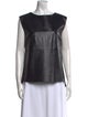 J. Mendel Bateau Neckline Sleeveless Top