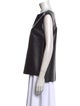 J. Mendel Bateau Neckline Sleeveless Top