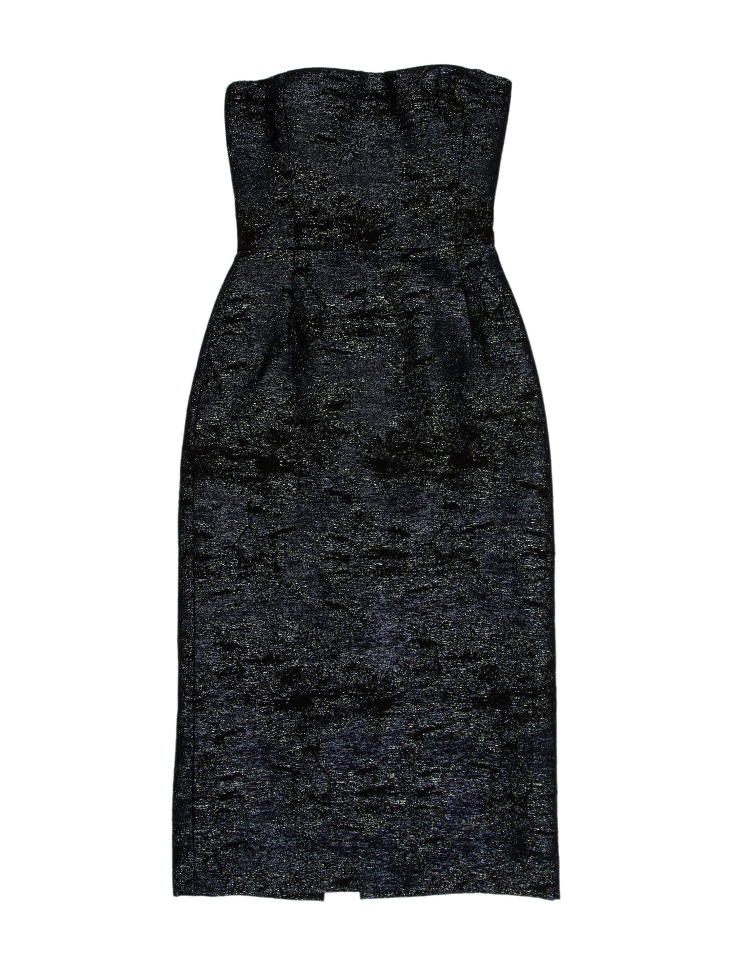 J. Mendel Strapless Knee-Length Dress