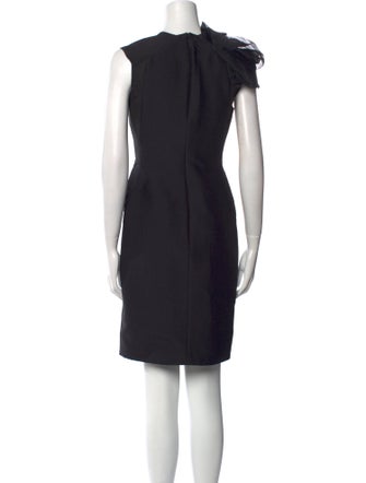 J. Mendel V-Neck Knee-Length Dress