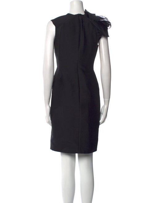 J. Mendel V-Neck Knee-Length Dress
