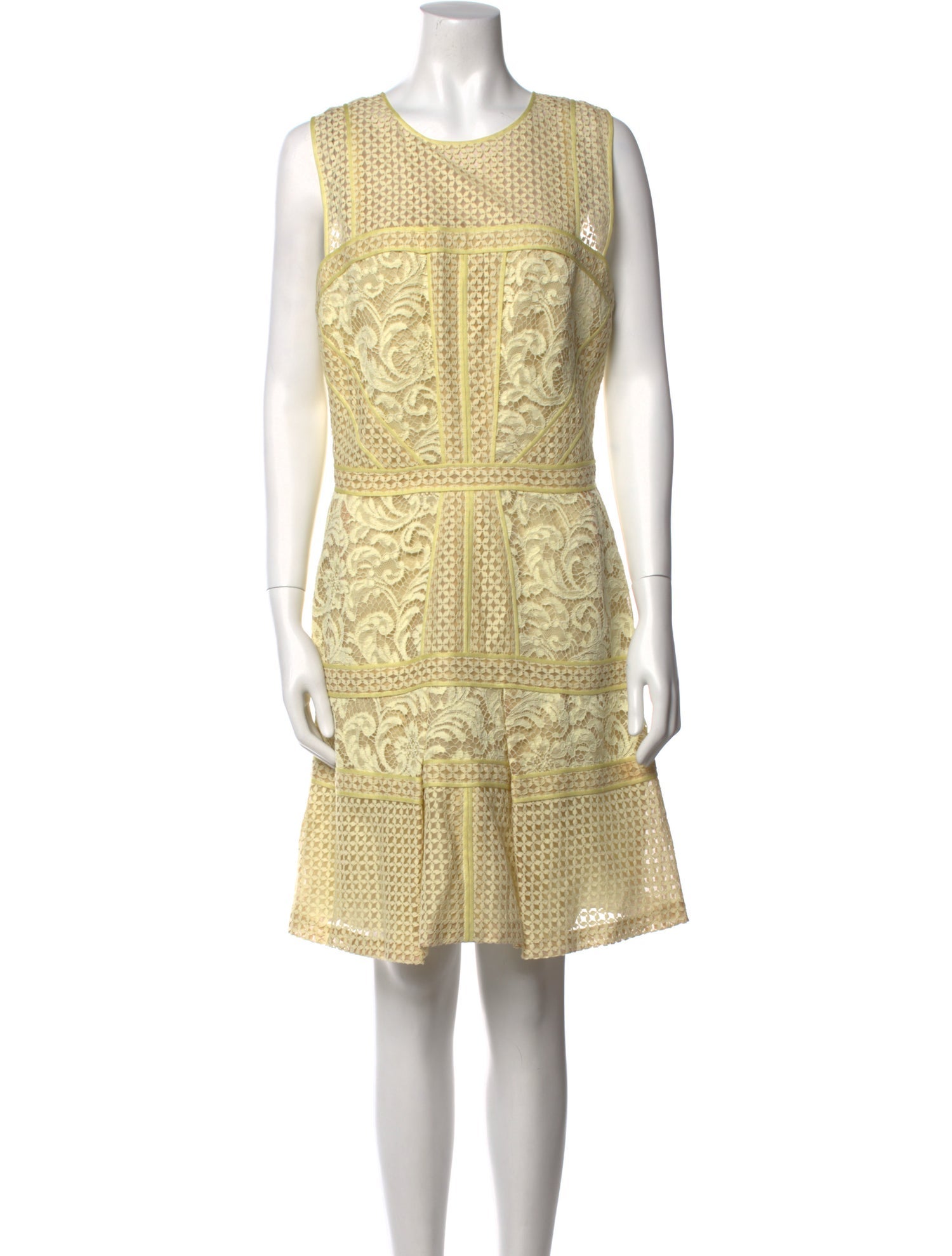 J. Mendel Printed Knee-Length Dress