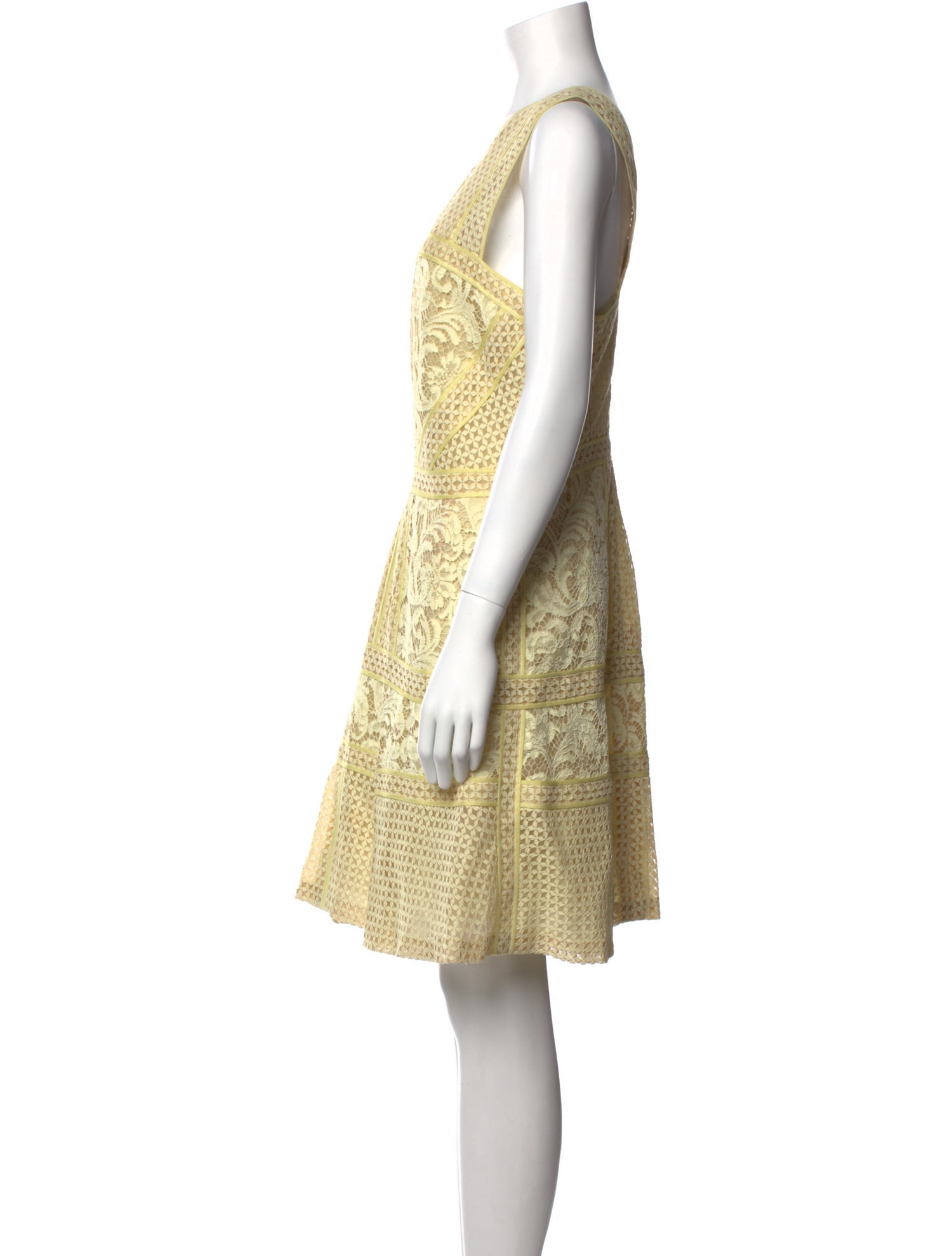 J. Mendel Printed Knee-Length Dress