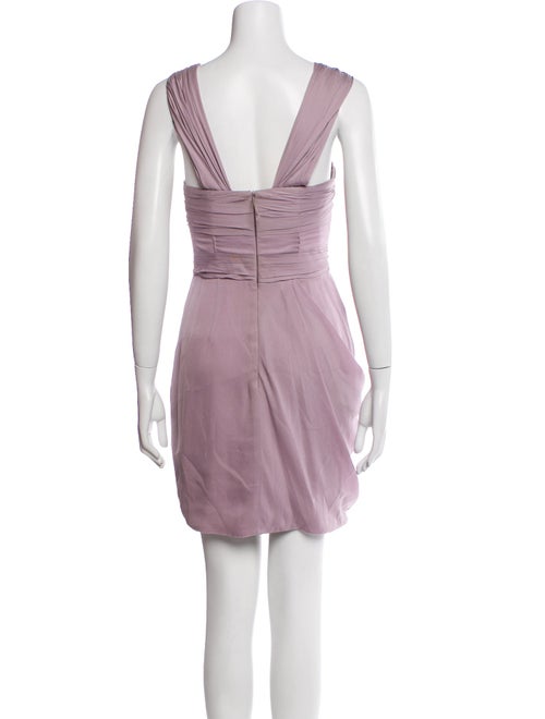 J. Mendel V-Neck Mini Dress