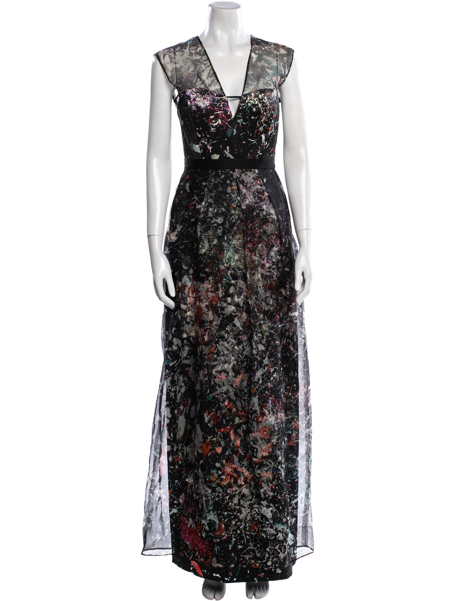 J. Mendel Silk Long Dress