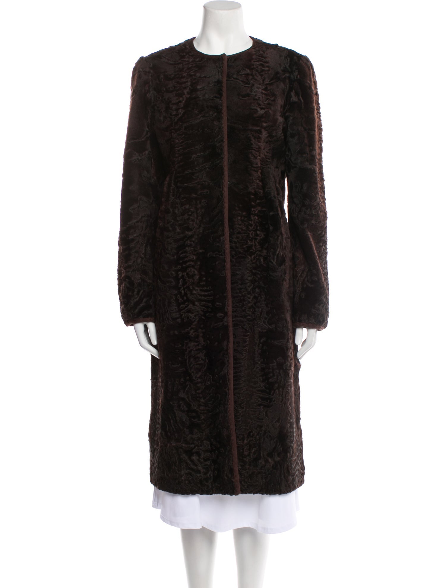 J. Mendel Faux Fur Coat
