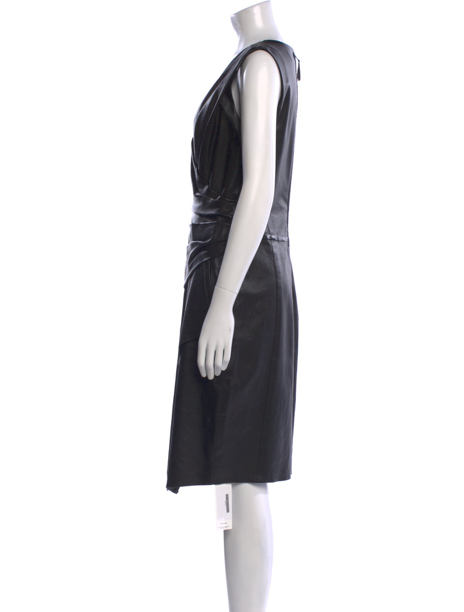 J. Mendel Leather Midi Length Dress