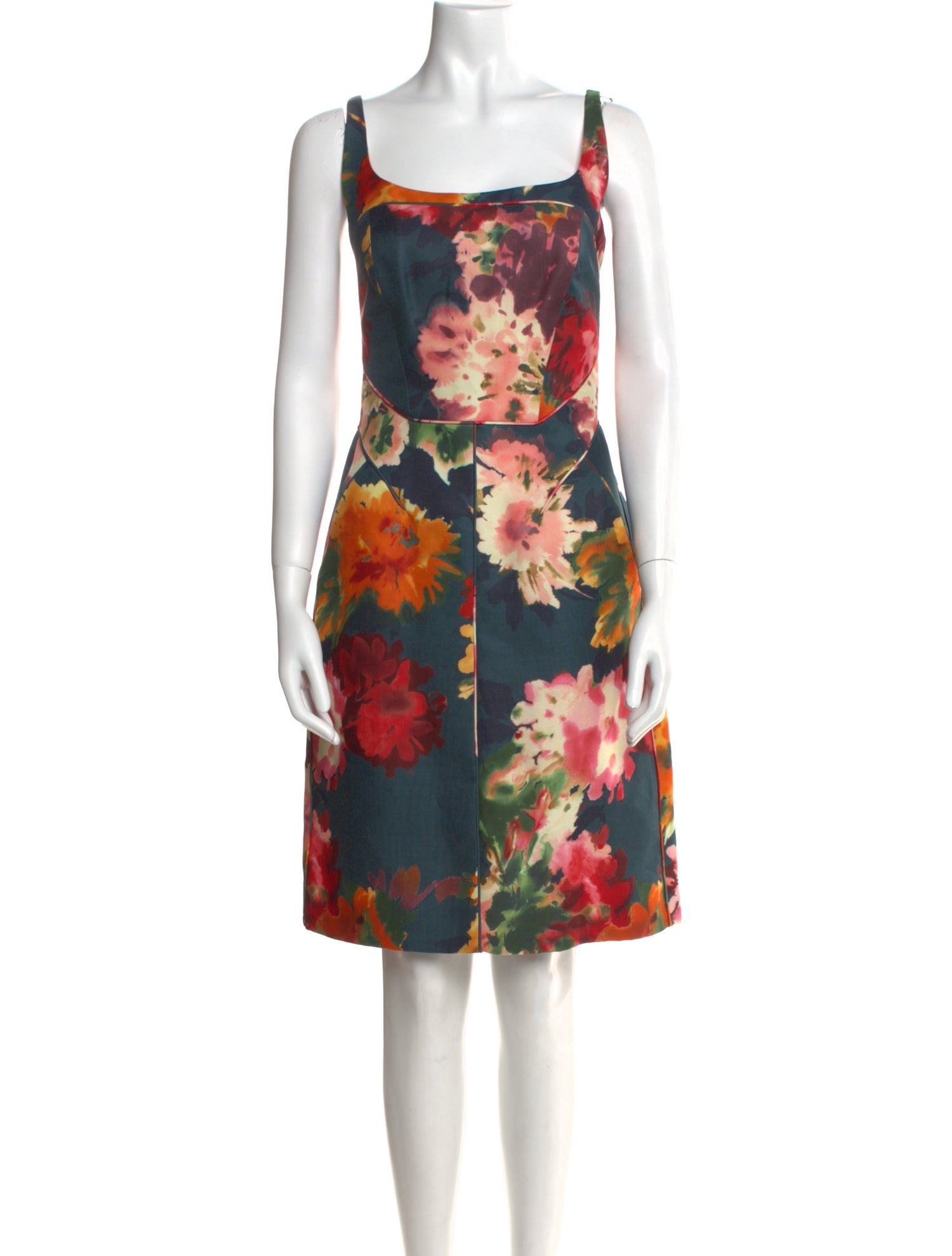 J. Mendel Silk Knee-Length Dress