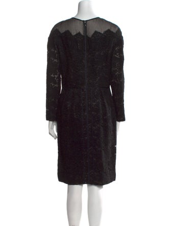 J. Mendel Floral Print Knee-Length Dress