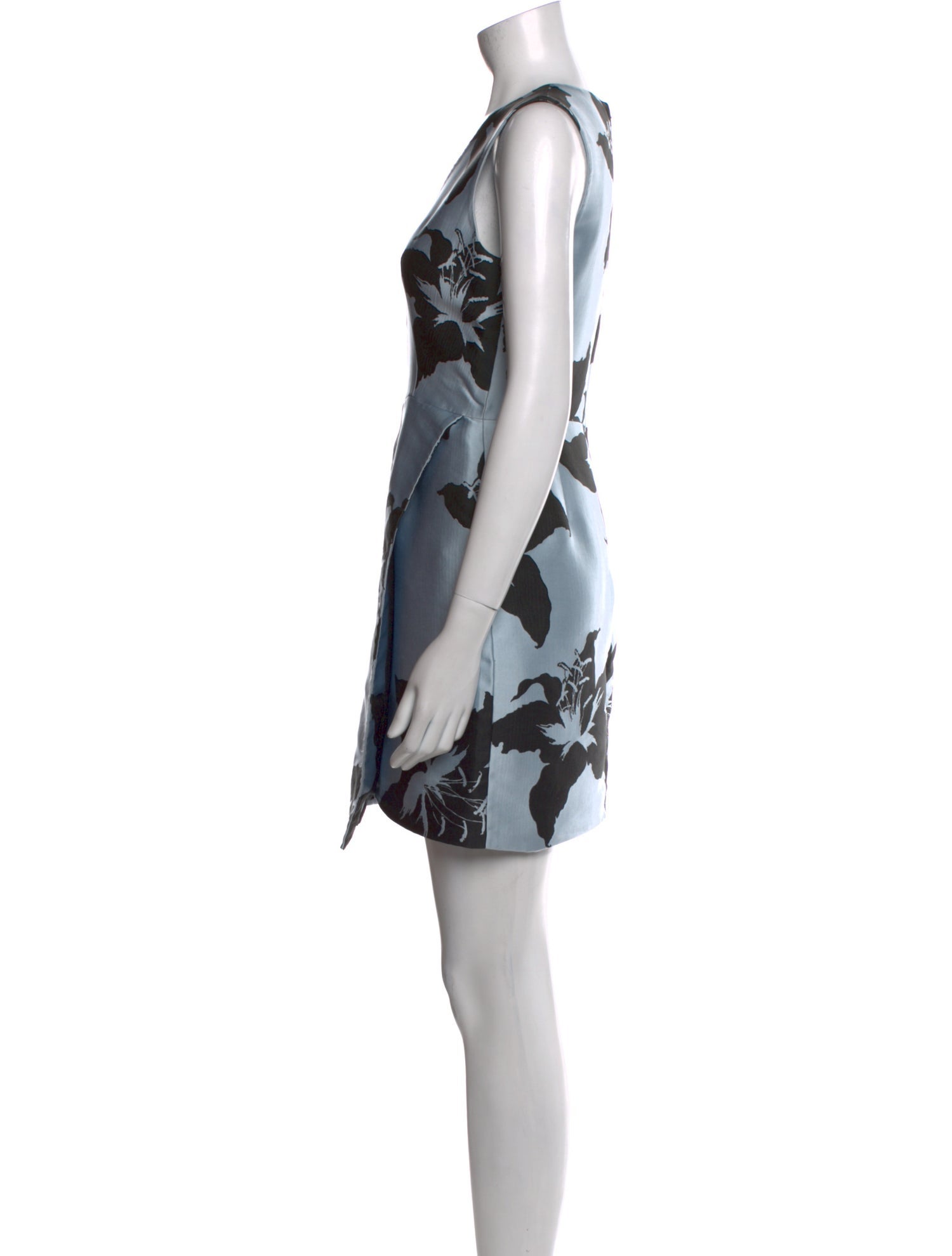 J. Mendel Printed Mini Dress