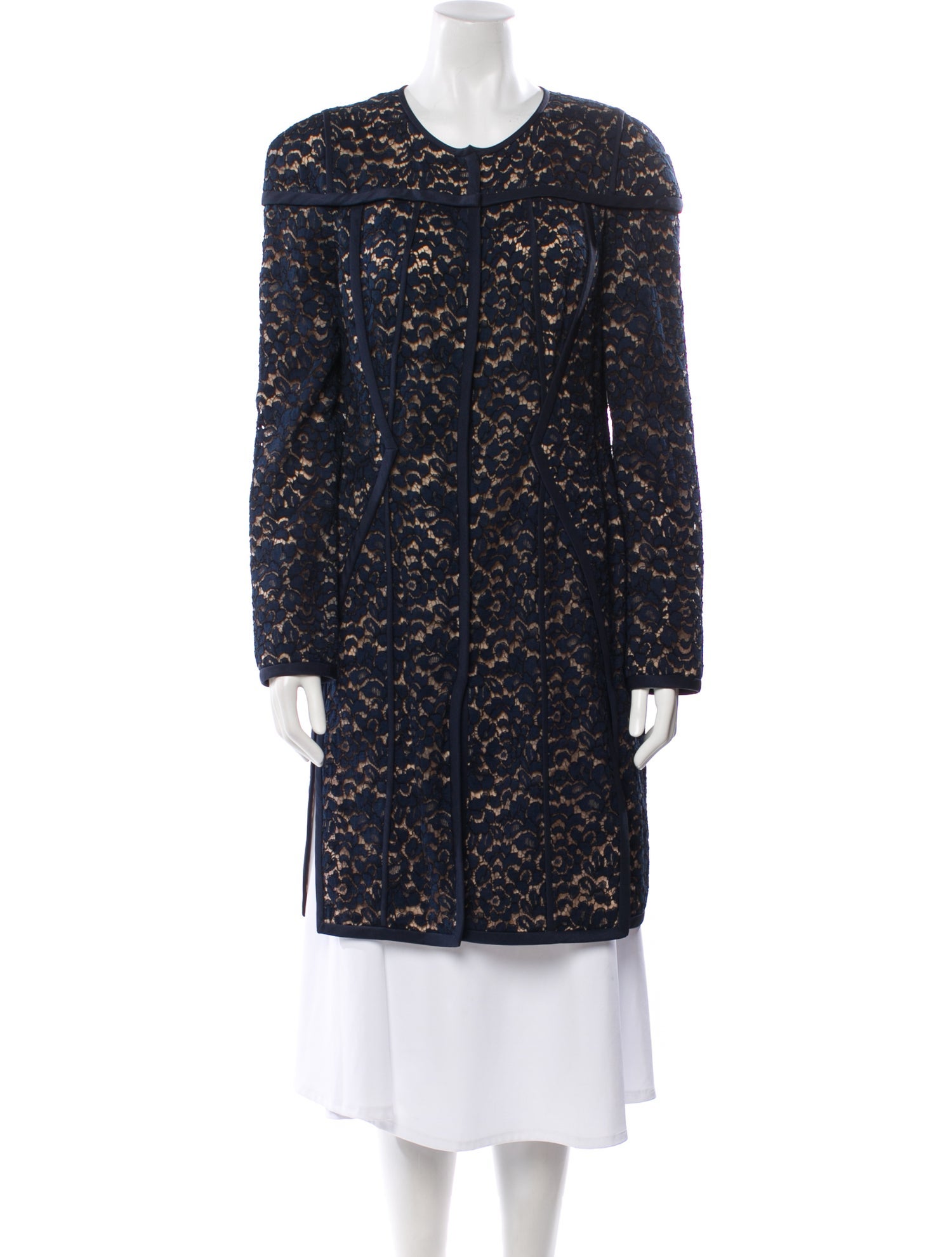 J. Mendel Lace Printed Coat