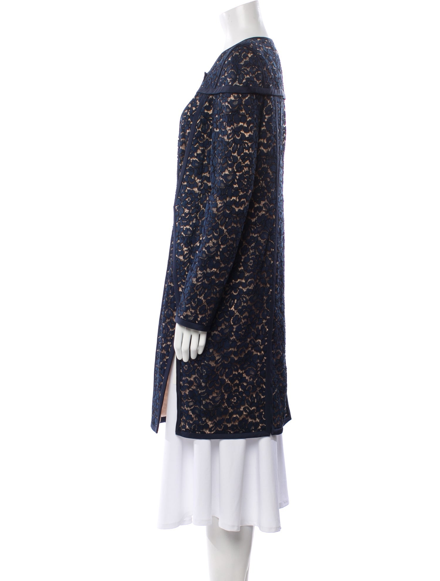 J. Mendel Lace Printed Coat
