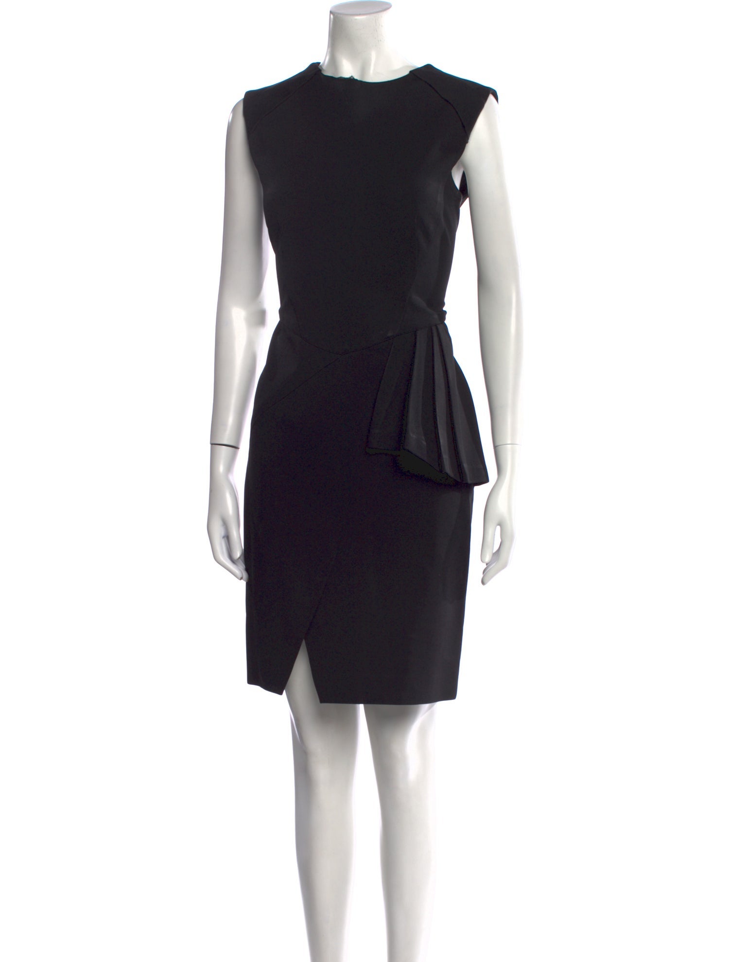 J. Mendel Crew Neck Knee-Length Dress