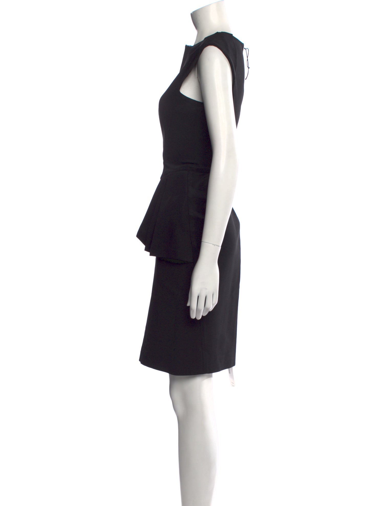 J. Mendel Crew Neck Knee-Length Dress