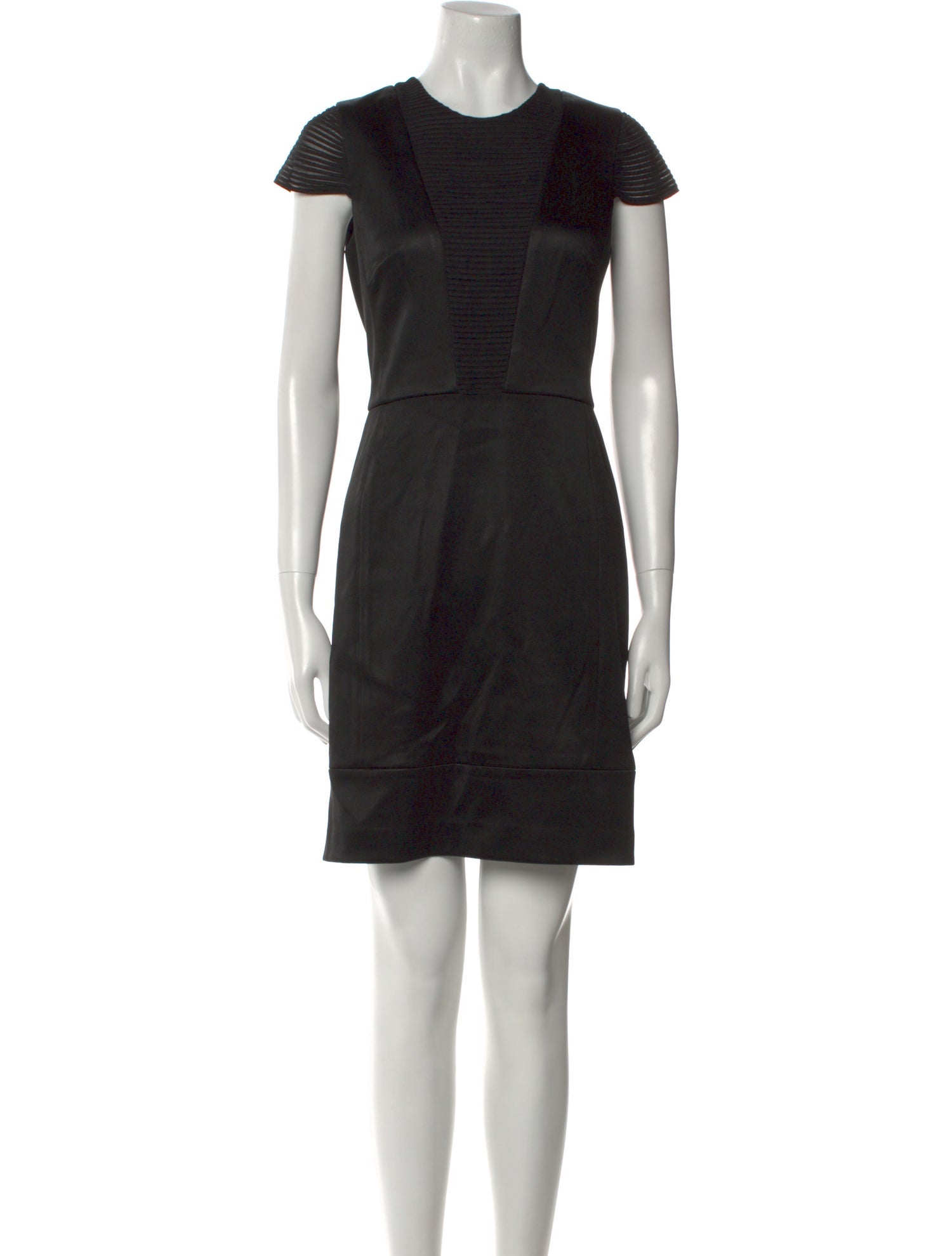J. Mendel Crew Neck Mini Dress