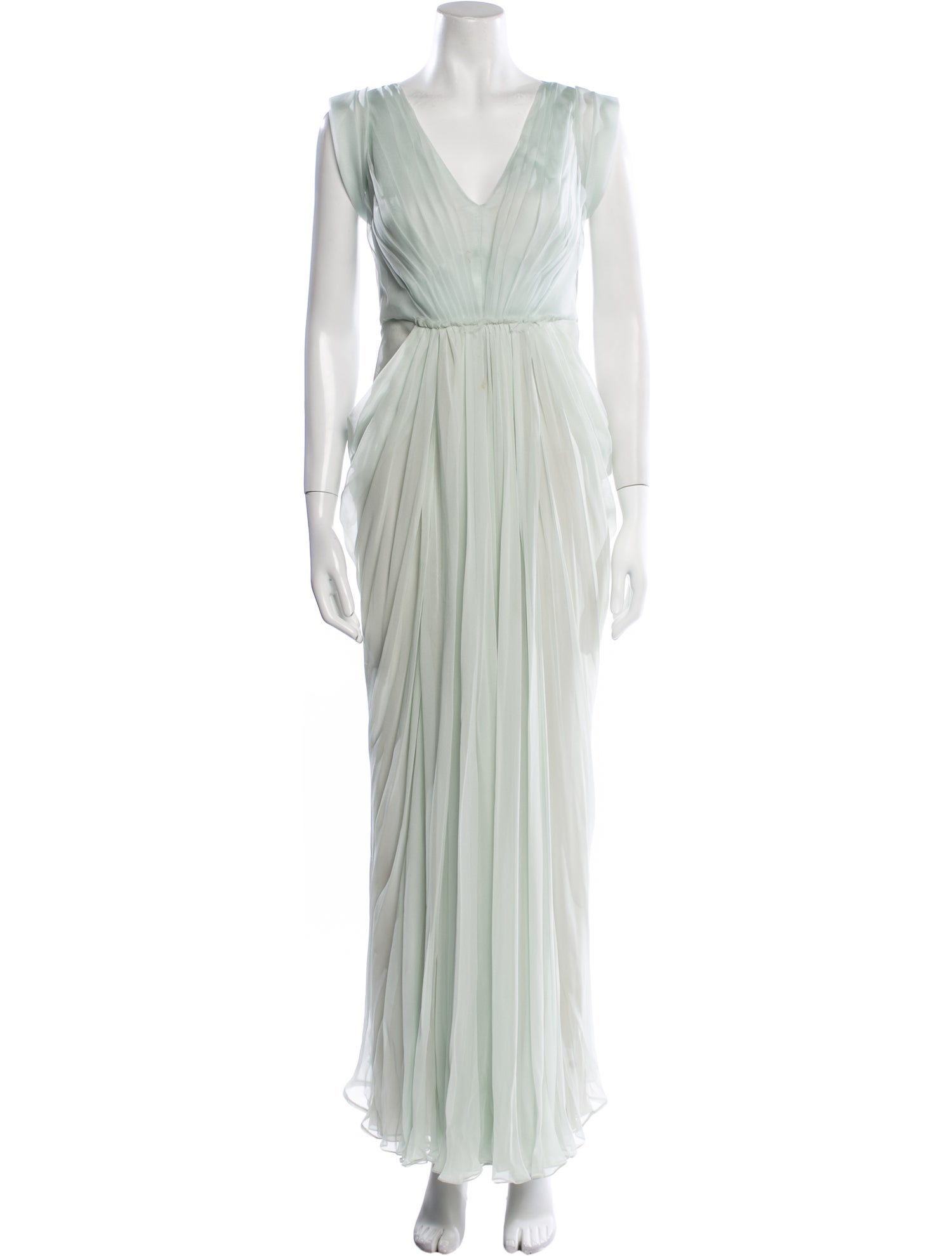 J. Mendel Silk Long Dress