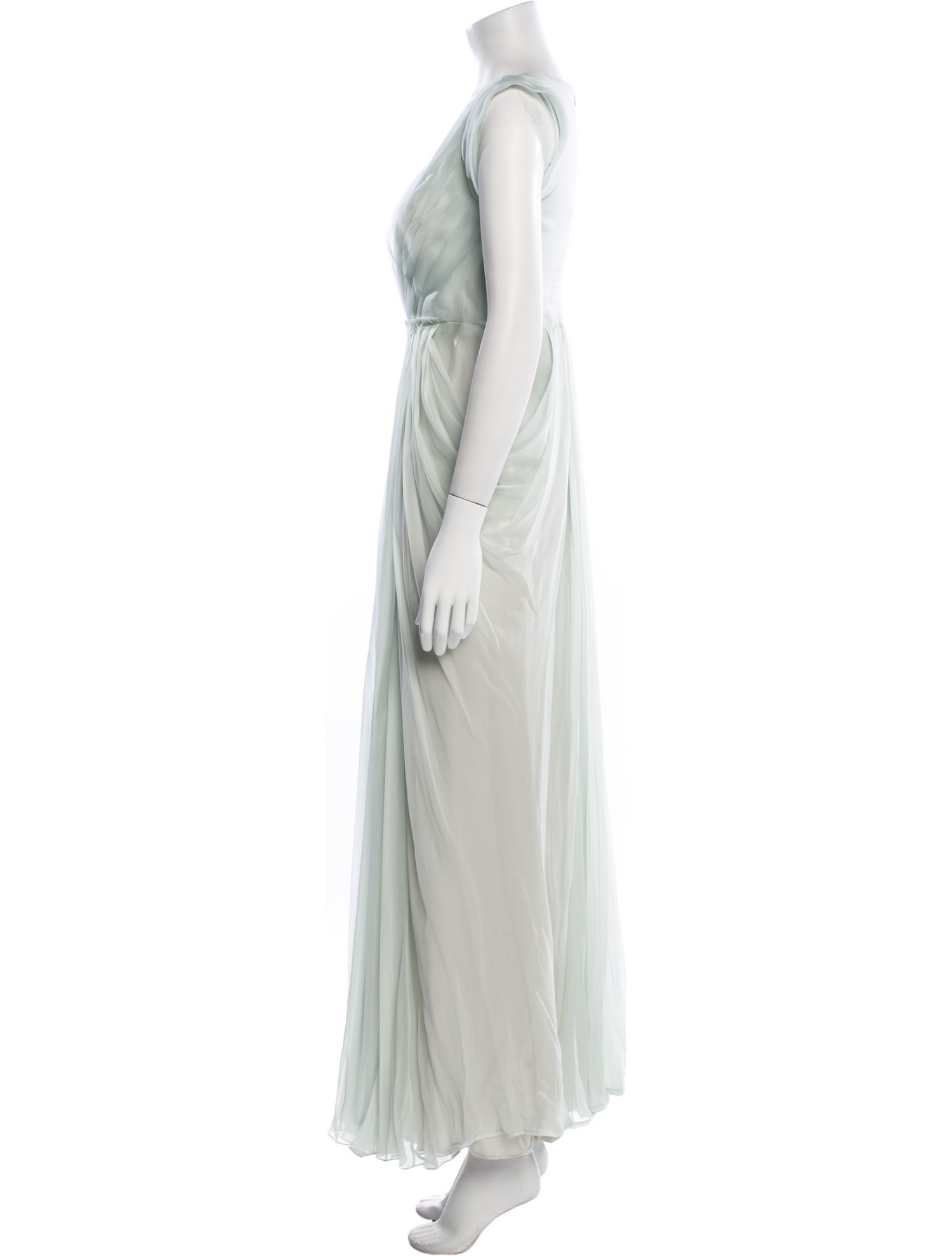 J. Mendel Silk Long Dress