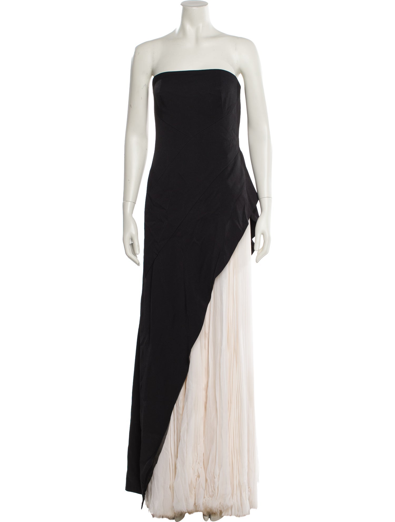 J. Mendel Strapless Long Dress