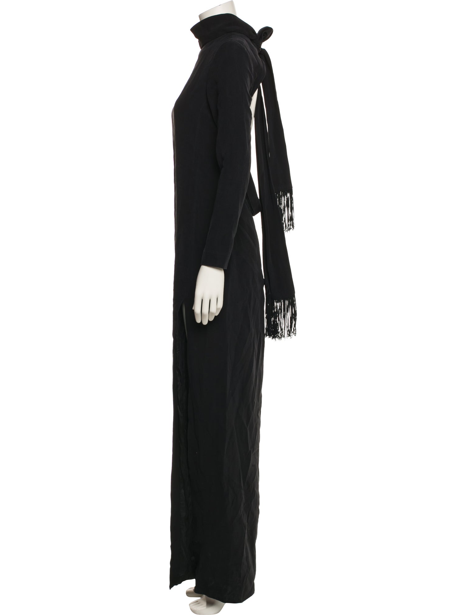 J. Mendel Turtleneck Long Dress