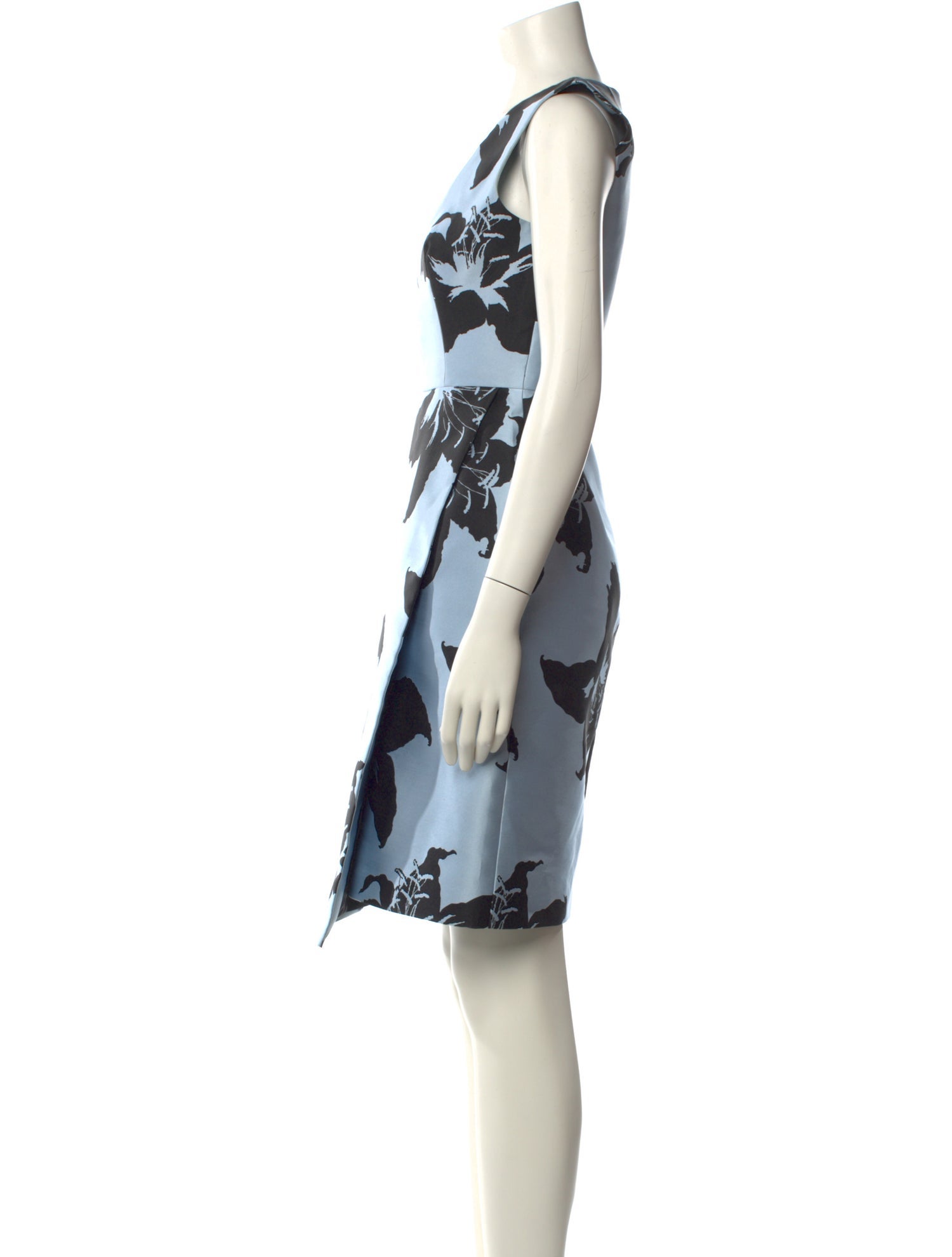 J. Mendel Printed Knee-Length Dress