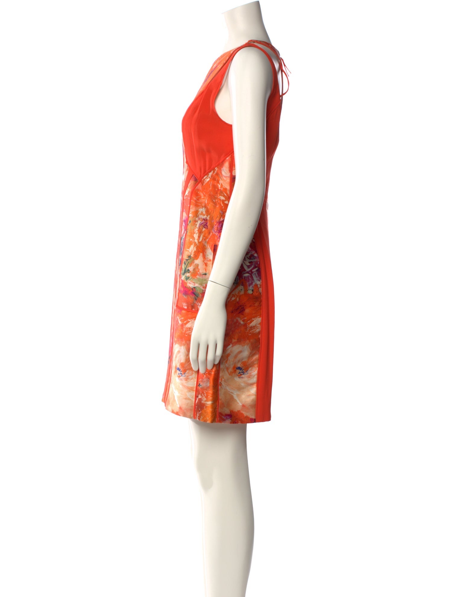 J. Mendel Floral Print Mini Dress